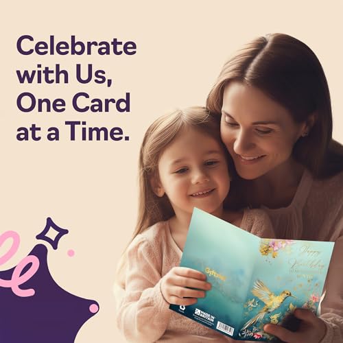 Giftzie GCARD-A5DG-GOLDBIRDS-AUNT-FBA Beautiful Gold Birthday Cards For Aunt thumb #4