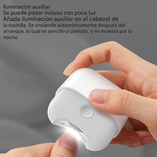 Coupe-ongles électrique pour pieds et kit polissoir rechargeable sans fil - 4