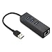 Cable Matters 3 Port USB 3.0 Hub with Ethernet (USB Hub with Ethernet, Gigabit Ethernet USB Hub ) Supporting 10/100/1000 Mbps Ethernet Network in Black