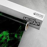 Metro Wrap Car Vinyl Wrap | Skull Green | 59in x 3ft