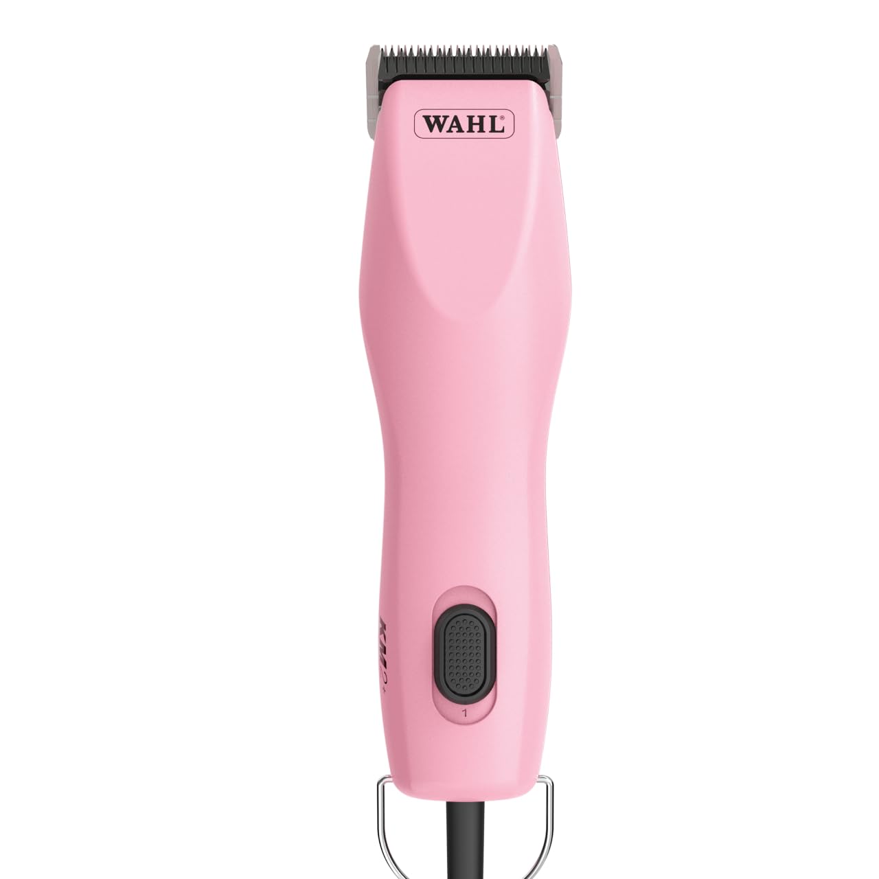 Wahl KM2+, Cortapelos con Cable para Mascotas, Ligero, Rosa | Cortapelos con Cable para Mascotas, Cuchilla Prime #10 de Acero, 2 Velocidades 3000 y 3400 RPM, Cable 4,2 m, Silencioso