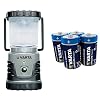 VARTA 4 Watt LED Camping Lantern L20 3D Camping Lamp Garden Lantern Tent Lamp Lantern Lamp Torch Splashproof & Longlife Power D Mono LR20 Battery (Pack of 4)