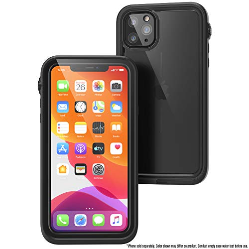 Catalyst Waterproof Case Designed For Iphone 11 Pro Max With Lanyard, Clear Back, Retail Packaging - Stealth Black #TOP4