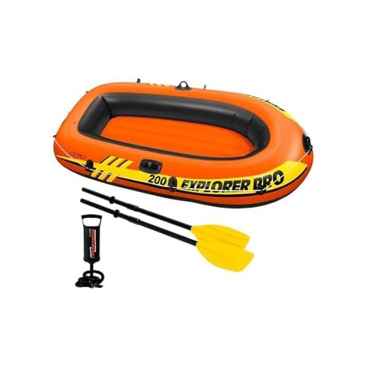 Intex 58357NP - Barca hinchable Explorer Pro 200 con remos e hinchador - 169 x 102 x 33 cm
