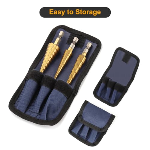 TEWORDA Step Drill Bit Set