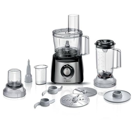 Bosch MultiTalent 3 Robot da Cucina Multifunzione Compatto - Oltre 50 Funzioni, 800 W, Ciotola 2,3 l, Accessori per Tagliare, Macinare, Affettare, Impastare, Grattugiare, Montare e Tritare Ghiaccio