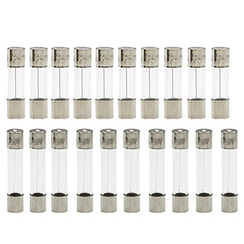 Fusibles de tube verre 6x30mm de haute précision 250V pour composants électroniques