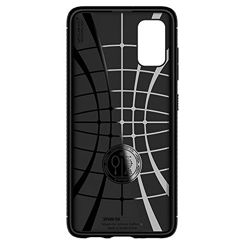 Image of Spigen Rugged Armor for Samsung Galaxy A41 Case, Galaxy A41 Back Cover - TPU｜Matte Black