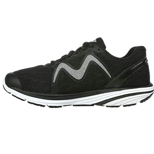 Mbt Men's Speed 2 Black/Gray Running Shoe With Arch Support And Low Rocker Bottom Size 8 #TOP3