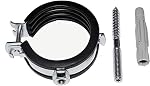 rohrfix-24 – 10 Stück (Set) Gelenkrohrschellen 50-55 mm + Stockschrauben 
