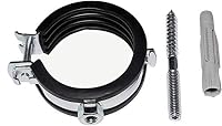 rohrfix-24 – 10 Stück (Set) Gelenkrohrschellen 50-55 mm + Stockschrauben 
