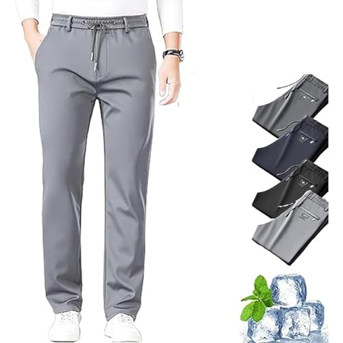 Ultra Stretch Quick Drying Pants, Mens Pants, Quick Drying Stretch Pant (Light Grey,X-Large)