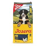 JOSERA Kids (1 x 12,5 + 2,5 kg) | Junior | Premium Trockenfutter mit Huhn & Reis für wachsende größere Hunde | zur Aufzucht & optimalen Versorgung größerer Welpen ab der 6. Woche | glutenfrei | 15 kg