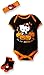 Hello Kitty Baby-Girls Newborn Halloween Bodysuit With Headband and Socks
