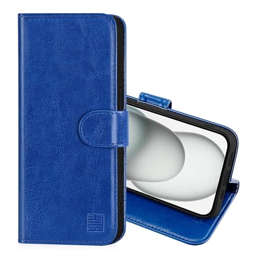 32nd Book Wallet PU Leather Case Cover for Apple iPhone 15 (6.1"), Flip Case With RFID Blocking Card Slots - Image 2