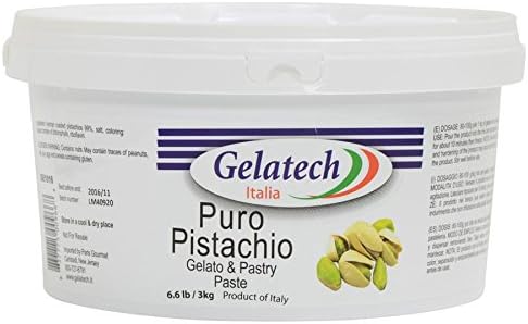 Pure Pistachio Gelato and Pastry Paste - 1 tub - 6.6 lbs