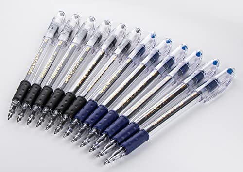 Pentel Rsvp Medium Point Pens - Ballpoint - 1.0Mm - 12 Pack Of 6 Blue And 6 Black Ink Pens #TOP1