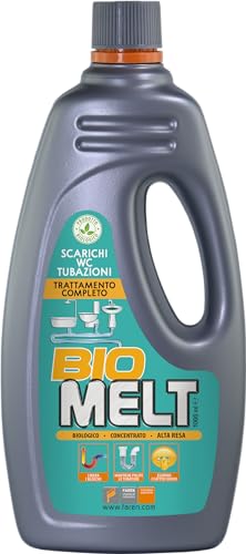Faren BIO MELT, Desatascador Líquido Biológico, Potente Acción, Seguro para Tuberías y Fosas...