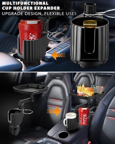 Portavasos expansor 4 en 1 para carro con bandeja ajustable miniatura 4