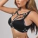 BDSMYOU Punk Harness Leder Body Brust Harness, Gothic Kleidung Einstellbar Bondage Geschirre, Sexy Dessous für Sex, BDSM Sexspielzeug für Paare Extrem Sex, Sexy Unterwäsche Clubwear