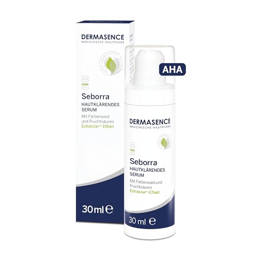 DERMASENCE Seborra Hautklärendes Serum, 30 ml – Nachtpflege für unreine Haut, reduziert Pickel, beruhigt sichtbar, leicht kühlend, fettet nicht, zieht schnell ein, vegan, für fettige Haut geeignet