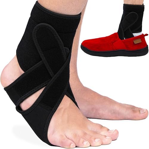 Omeer AFO Foot Drop Brace For Walking For Men and Women (Right)