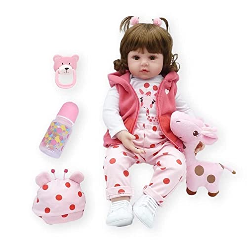 Nano Classic 20 inch Reborn Baby Doll Soft Vinyl Silicone Newborn Baby Doll Girl Toy Gift Dolls