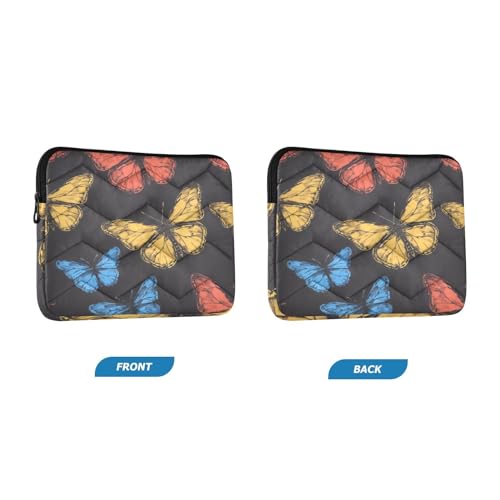 Funda para Laptop de 13-14 Pulgadas con Diseño de Mariposas miniatura 2