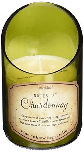 Zings & Thingz 57073737 Chardonnay Scented Candle, Green