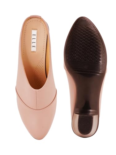 Image of ELLE Women's Slip-On Block Heel Mules