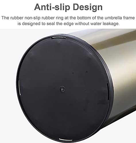 Support de rangement pour parapluie argenté au design ciselé