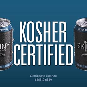 Skinny IPA Beer, Gluten Enjoy Free Shipping Beer, Full Flavoured, Low Calorie Beer, Ideal Beer Gift, Vegan & Kosher Certified IPA With Premium Taste, Animal Enjoy Free Shipping Beer, Exclusive Skinny Beer Offers, 24x 330ml Cans