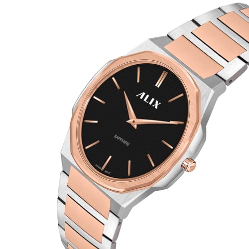 Image of ALIX AL2913 Men's Waterproof Multifunctional Stainless Steel Strap Quartz Analog Watch