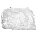 BCBYou Princess Bed Canopy Netting Mosquito Net Round Lace Dome for Twin Full and Queen Size Beds Crib with Jumbo Swag Hook (White) - Image 2