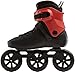 Rollerblade Twister 110 Unisex Adult Fitness Inline Skate, Black/Red, Urban Performance Inline Skates