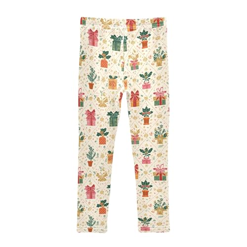 senya Girls Printed Leggings Yoga Pants Box Pattern for Kids in 4t to 10 Years, 4T2