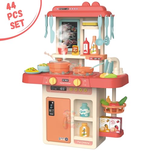 Image of VniQ Kitchen Playset for Kids, 44 Pcs
