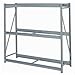 Lyon DD67521D 3 Tier Pre-Engineered Bulk Storage Rack Add-On with Solid Decking, 96" Width x 24" Depth x 84" Height, Dove Gray