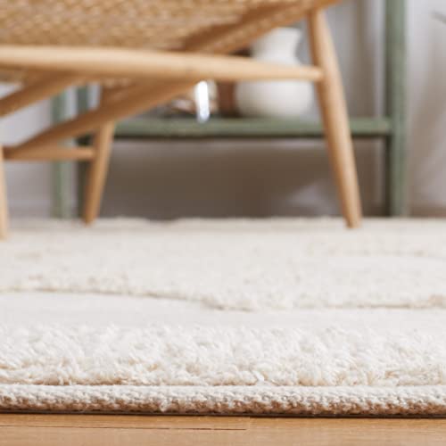 Tapete decorativo rectangular 3 x 5 pies Ivory SAFAVIEH miniatura 4