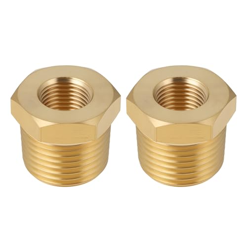 The Lord of the Tools 2 Pezzi Adattatore Per Sensore Maschio Da 3/8 NPT A Femmina Da 1/8 NPT Per Estendere La Lunghezza Del Tubo Filettato