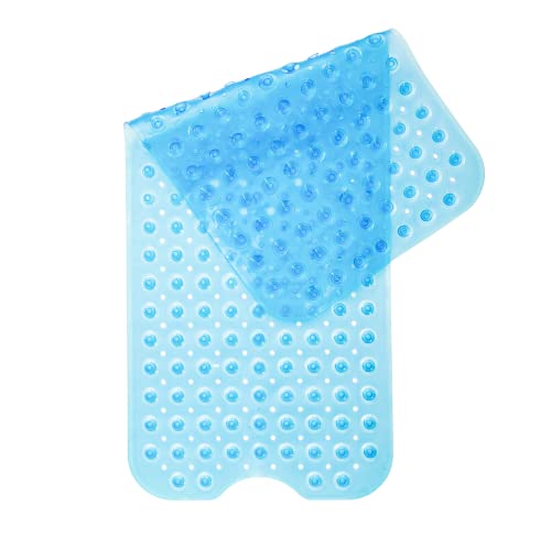 Alfombrillas de Bañera Antideslizantes 100x40cm Extra Largas con Ventosa Fuerte Resistentes al Moho para Usos del Baño...
