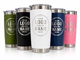 Personalized 20oz Tumbler with Name or Logo, Custom Tumbler, Personalized Tumbler, Custom Stainless Steel Insulated Travel Mug, Customizable Cup, Personalized Coffee Tumbler. Laser Engraved