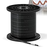 Cut-to-Length Roof & Pipe Heating Cable – YeloDeer Professional Bulk Roll, 5W/ft 240V 500Ft Self-Regulating...
