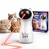 Automatic Cat Laser Pointer Toy, Random Trajectory Motion-Activated Laser Pointer Cat Toy for Indoor Cats | 4 Speed Modes, Adjustable Angles, Interactive Lazer Pointer Cat Toy for Happy & Healthy Pet