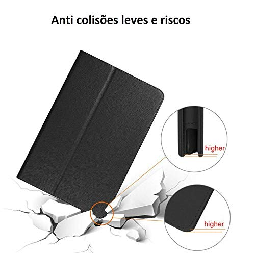 Capa Tablet Samsung Galaxy Tab A 8 P290 P295 T290 T295 Pasta Magnética Preta