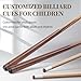 Kmise Wooden Pool Cues Stick: 1-Piece Design Pool Cues, 36-inch/42-inch/48-inch/52-inch Cue Sticks, Shorty Billiard Cues, Suitable for Kids Adults Beginners (1 Pack, 52 Inch)