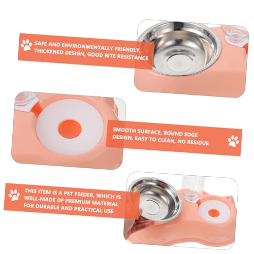 FRCOLOR 1 Conjunto Alimentador Fornecimento De Animais De Estimação Tigela De Comida Para Ferramenta