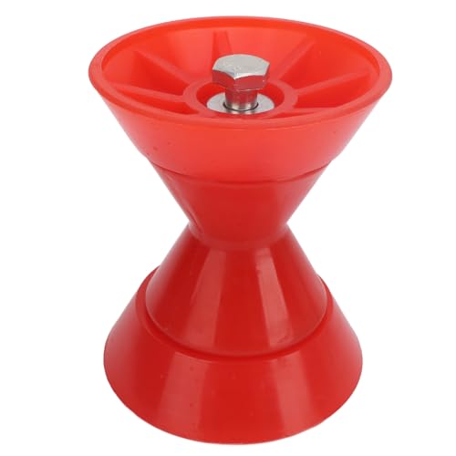 DMLENGOIN Bow Roller for Boat Trailer Shock Absorption Trailer Rollers Toughness Material Boat Roller 1/2in Shaft 5in Width Bell Stop 3in Bracket for Shock Yachts and Boats