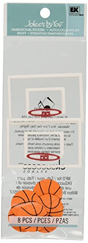 Jolee's By You Dimensional Sticker, Basketball