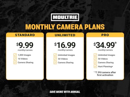 Image of Moultrie Edge 3 Cellular Trail Camera - 2 Pack - 40MP HD Photo Capture - 1080p Low-Glow Flash - GPS - Multi-Carrier Auto-Connect - Built-in Memory - 0.5s Trigger Speed - AI Buck Detection